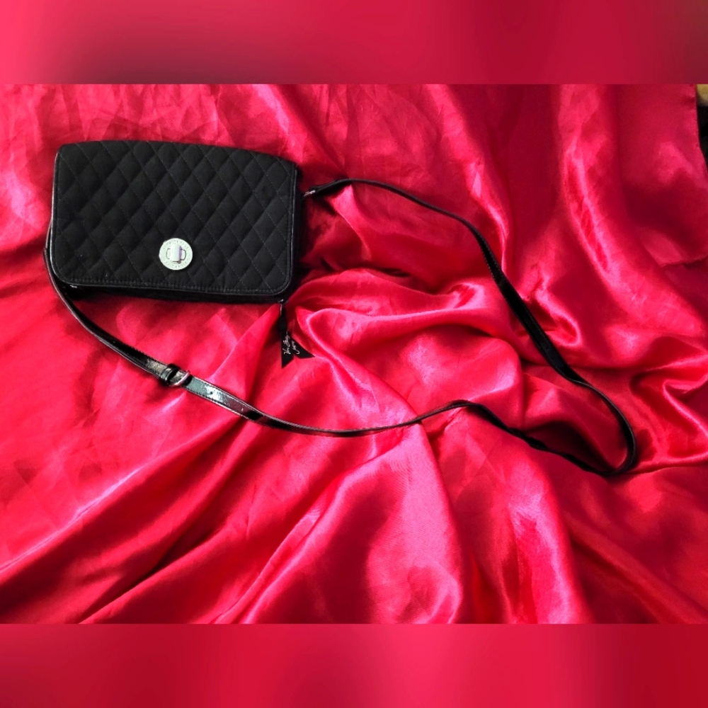 Black Vera Bradley Crossbody Purse